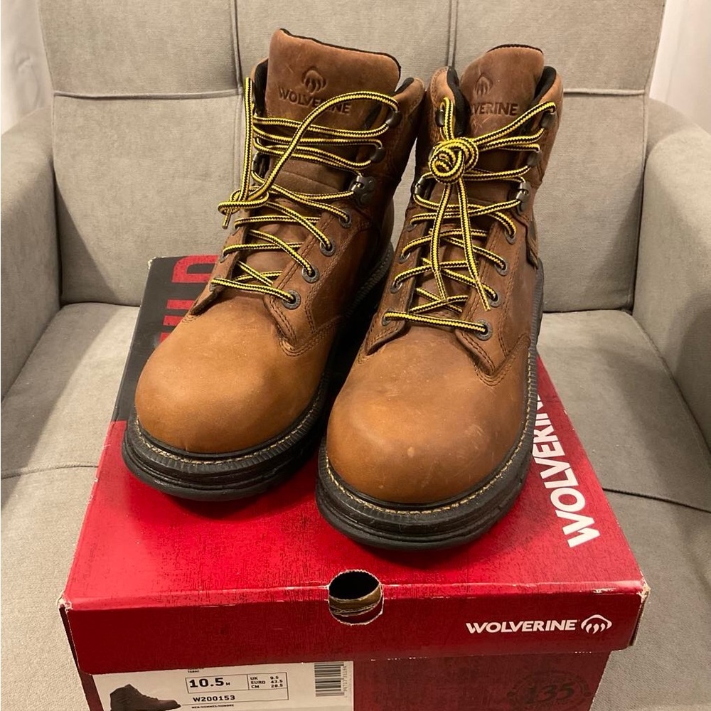 Wolverine Men's Tabaco Leather Boots Hellcat 6”